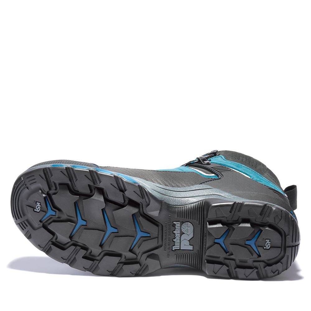 Botas de Trabajo Timberland Hombre Pro® Hypercharge Trd Waterproof Composite-Toe Azules/Negras - Chi